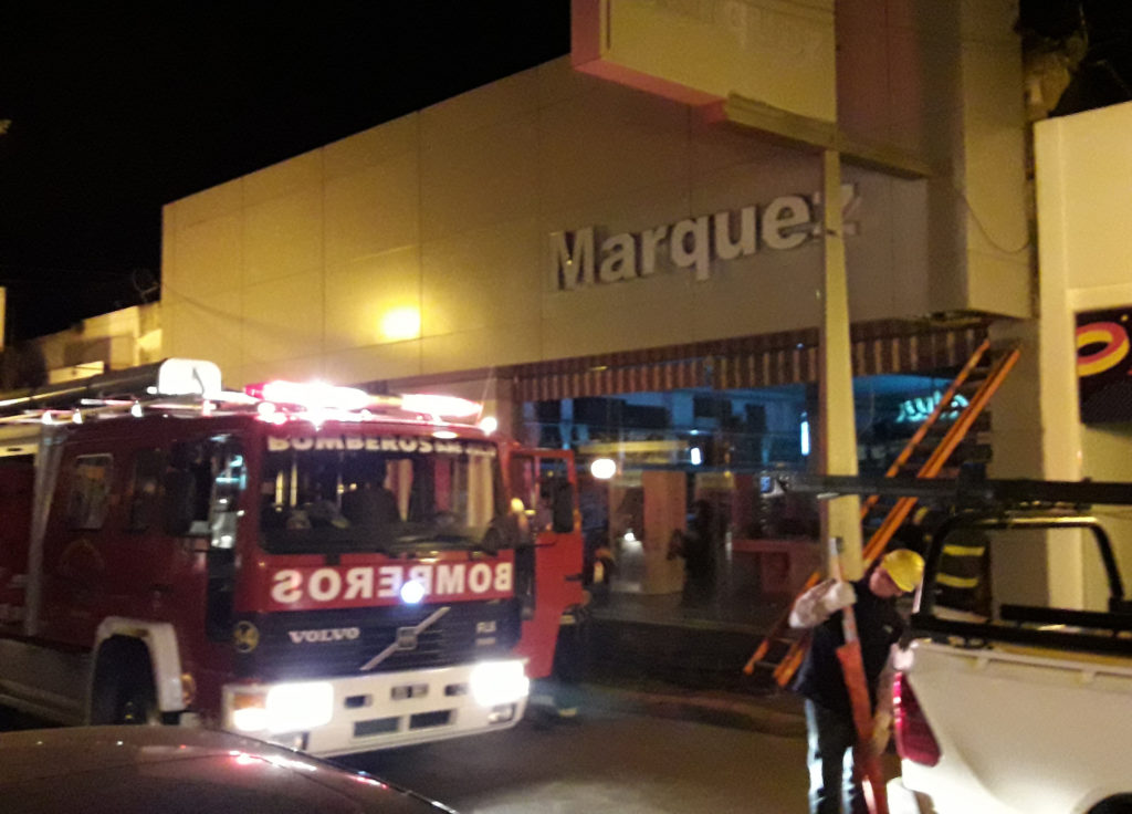 Un rápido accionar de Bomberos Voluntarios hizo que no se produjera un