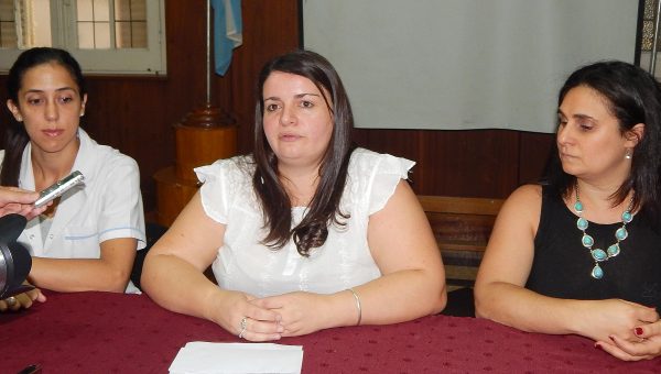Emilia Alberdi, Lucia Pirotta y Julieta Ferrari brindaron detalles del trabajo en la Cartera de Salud Municipal
