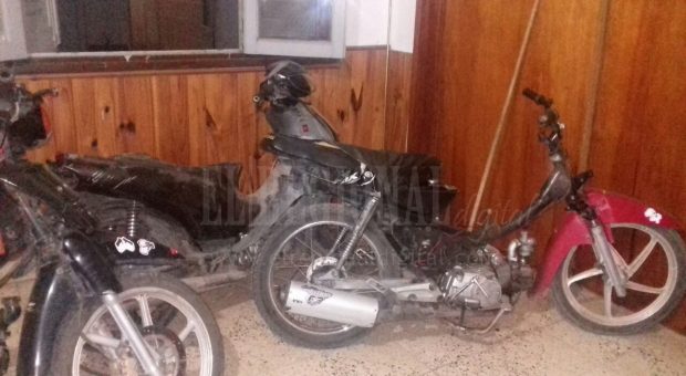 Las motocicletas secuestradas e indicadas en por la Justicia de Mercedes