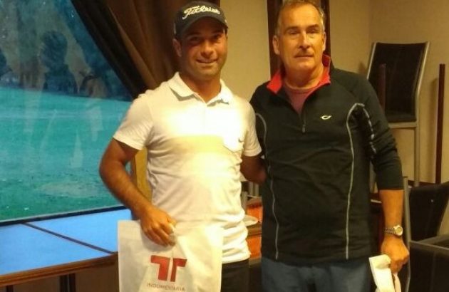 Miguel Pavone y Miguel Trofimovih dos de los ganadores este fin de semana en el Golf Club 9 de Julio