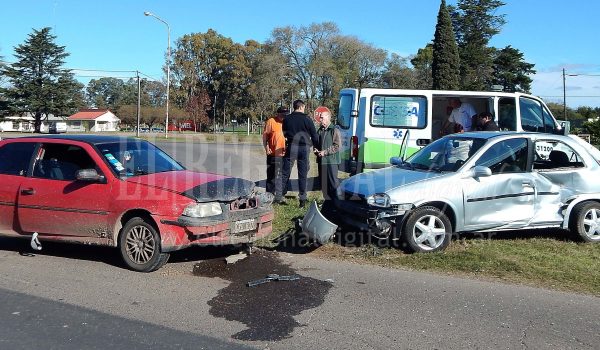 Producto del accidente sus ocupantes no sufrieron daños