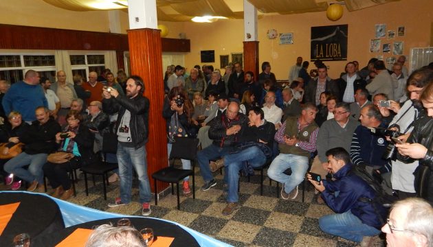 Productores que se dieron cita en la asamblea de Junin