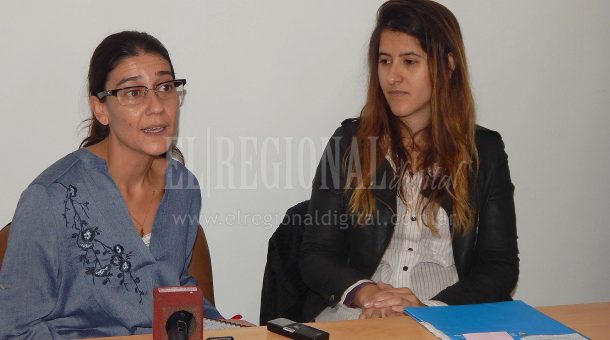 Ana Ines Peruzzo y Soledad Boufflet brindaron aclaraciones a la prensa
