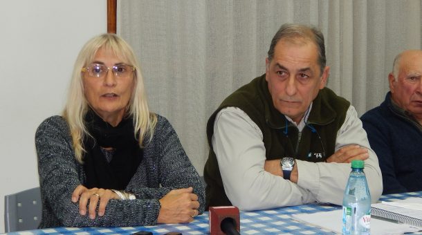 Graciela Vadillo y Aldo Esteban detallaron la actualidad de la institución y el campo