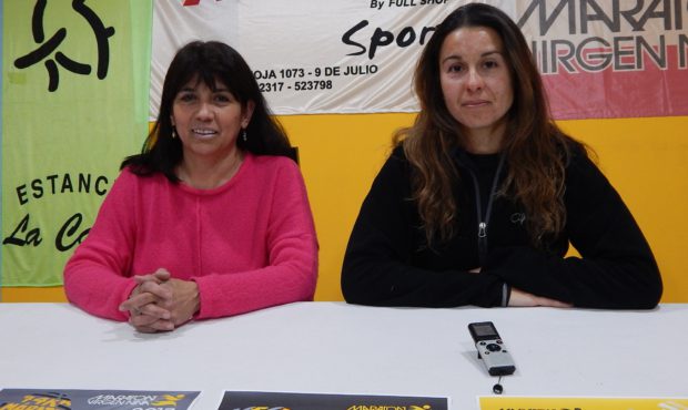 Monica Lucero y Marcia Molinari brindaron detalles de la 15 edicion de la Maraton Virgen Niña