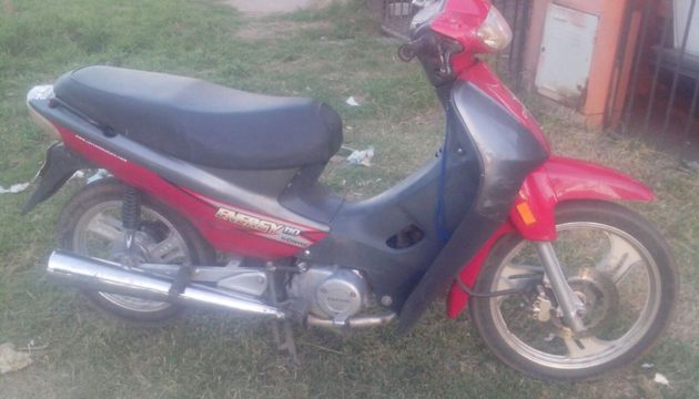 Motocicleta que fue robada en Barrio Alborada – foto facebook de la victima