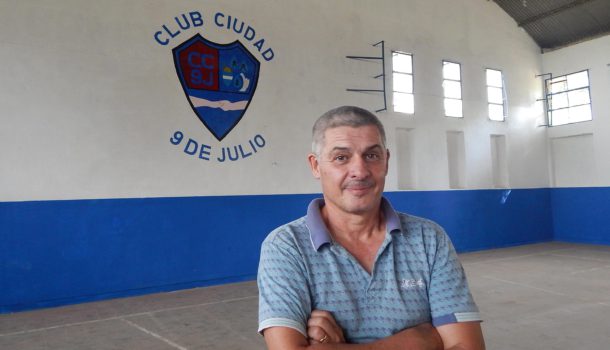 Walter Daffara es el mentor del Club Ciudad 9 de Julio que ya es una realidad