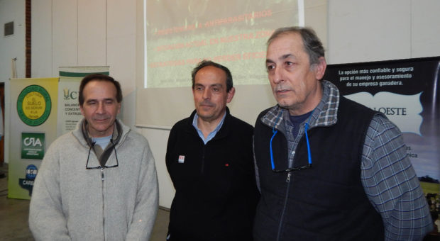 Aldo Esteban, Miguel Buffarini y Hector Carta