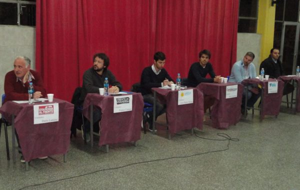 Candidatos a Concejales en 9 de Julio que participaron del Debate en Escuela San Agustín