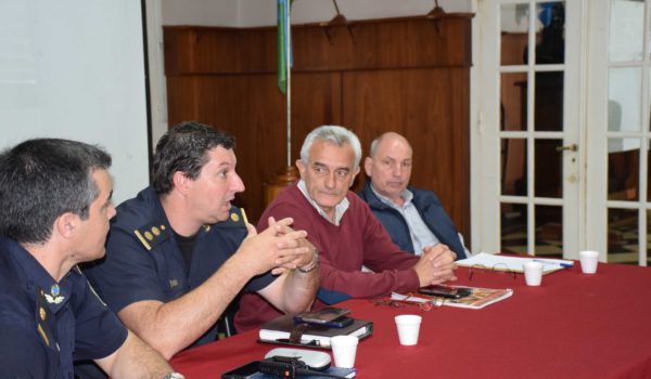 Comisario Vazquez, Zunino, Zotti y el Director de Transito, Carlos Agratti