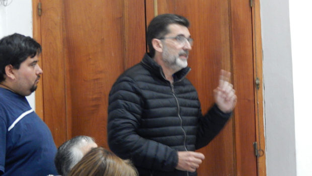 Diputado Jorge Silvestre durante su exposición en el Pleanario
