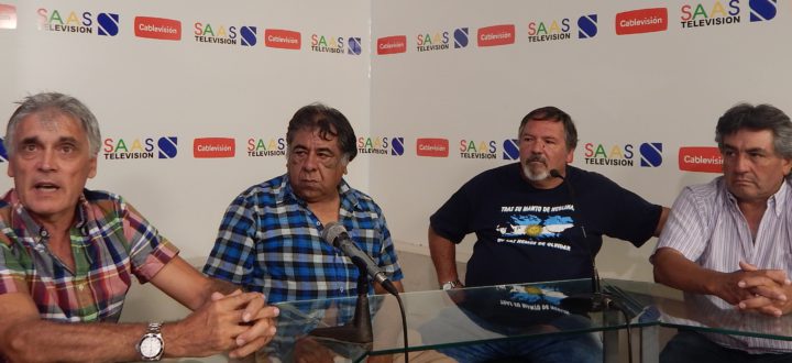 Brangeri, Gastambide, Bozzufi y Salcedo en dialogo con la prensa