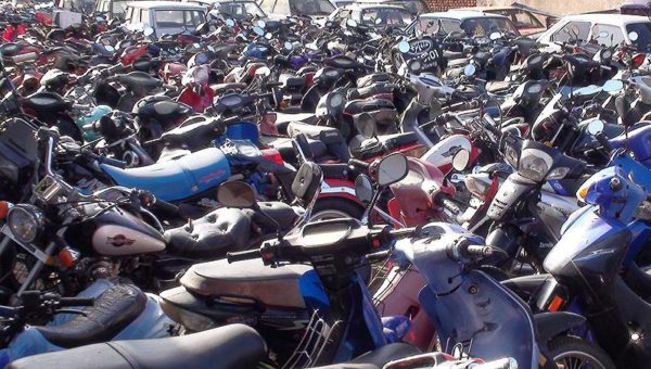 En 9 de Julio se compactaran unas 500 motocicletas