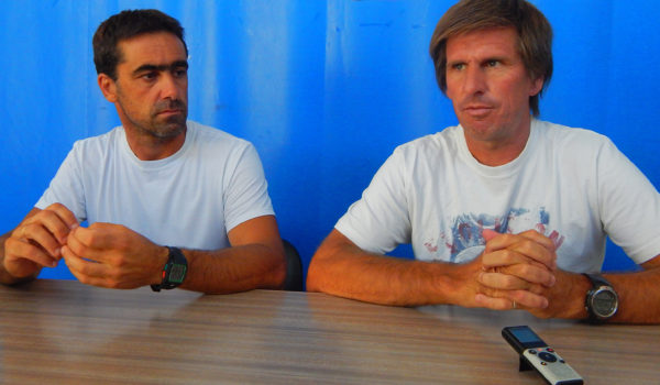 Ariel Pesce junto a Marcelo Albano de la Dirección de Deportes brindaron detalles del paso de la Doble Bragado en 9 de Julio