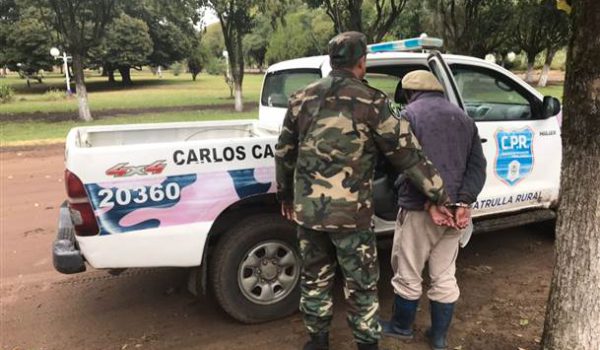 Instancia en que se detiene a Ramos en el partido de Carlos Casares