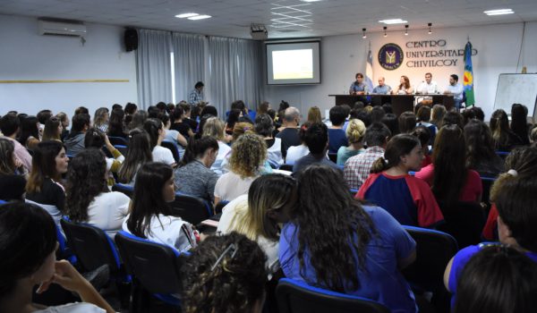 Instancia de la capacitacion sobre medio ambiente a docentes de Chivilcoy