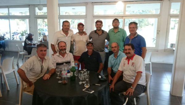 Integrantes del Gofl Club Atletico 9 de Julio, que ganaron la primera fecha del Toreno 4 Zonas