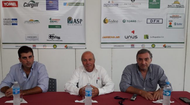 Juan Fage, Luis Ventimiglia y Fernando Mato extendieron la invitación para este jueves a la charla de Malezas
