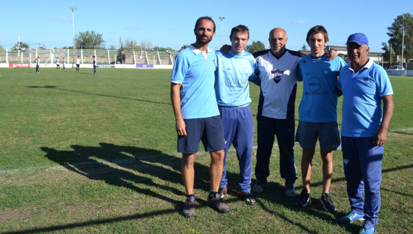 Nino Paoltroni junto Re, Brance, Battistella y Ferreyra