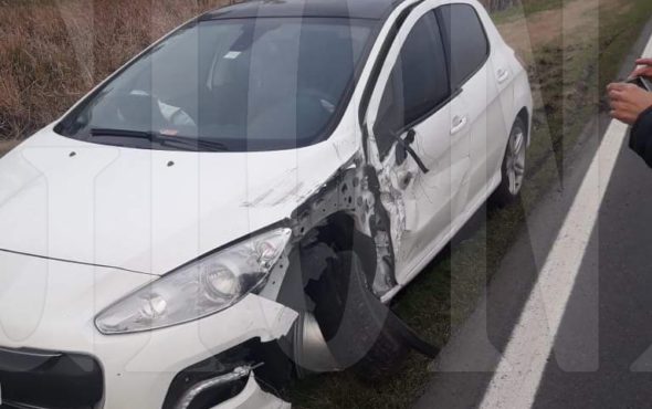 Vehiculo Peugeot 308 participante del accidente