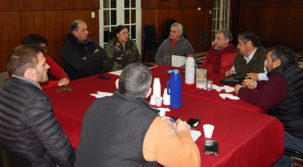 Tramo de la reunion de Mesa Agropecuaria correspondiente a Agosto