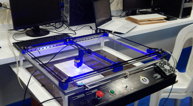 Una impresora 3D construida en la escuela