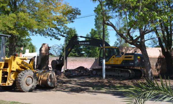 Obras de mejoras en el Playon Municipal