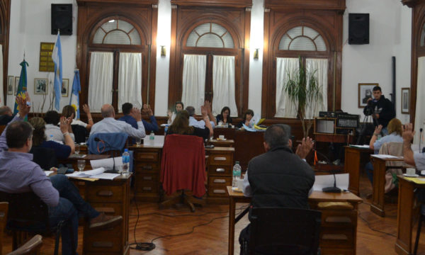 Instancia en que Concejales aprueban la adjudicacion de lotes en El Provicnial