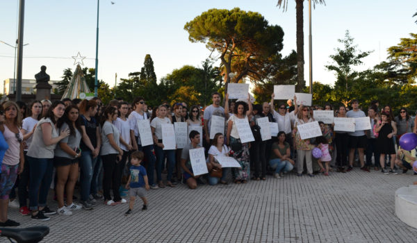 Manifestaron en Plaza Belgrano