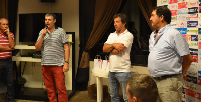 Hernan Bono dias atras durante la cena del Golf Club Atletico 9 de julio