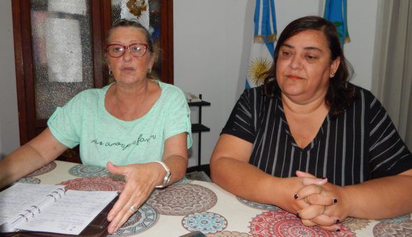 Liliana Vallabriga y Claudia Appella detallaron aspectos de la reunion sobre eduacion con la Gobernadora Vidal