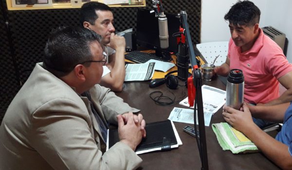 Cerdeira, Gailach y Silva en dialogo con FM Amanecer