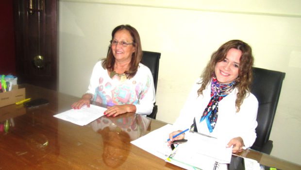 Elisa Gutiérrez y Yanika Bollo brindaron un amplio informe del trabajo de dos años de gestión