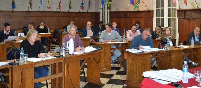 Concejales de 9 de Julio que hoy trataron la Rendicion de Cuentas 2018