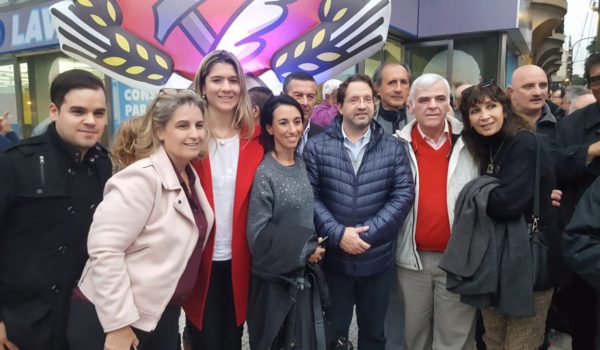 Battistella junto a otros radicales y Marcos Lavagna