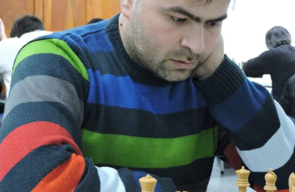 Agustín Vergara uno de los ajedrecistas de  9 de Julio