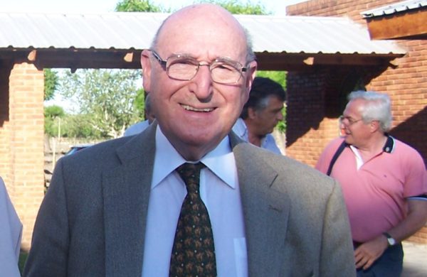 Jorge Aguado cuando en el año 2007 participo de los 75 años de CARBAP en Sociedad Rural de 9 de Julio