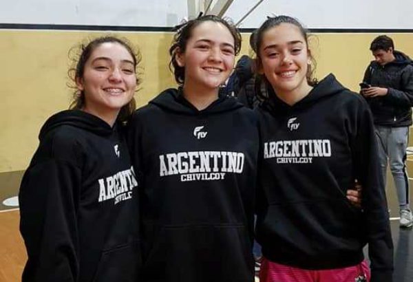 Martina, Catalina y Pilar dejaron bien representado al baquetbol de Atletico 9 de Julio