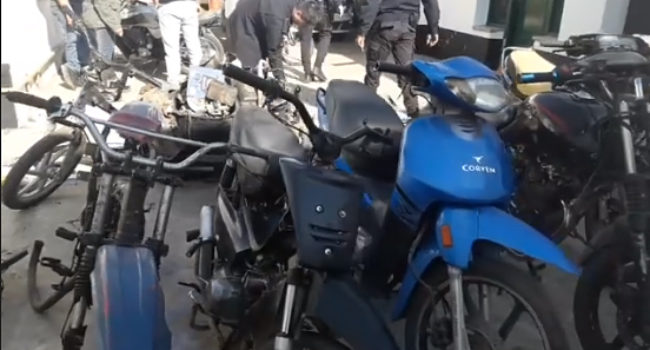 Policia recupero varias motocicletas