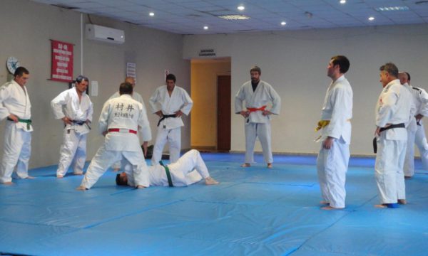 Clase de Judo que se dio en San Martin