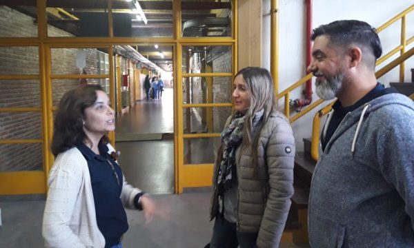 Morena en dialogo con Maru Poggi y Carlos Brangeri