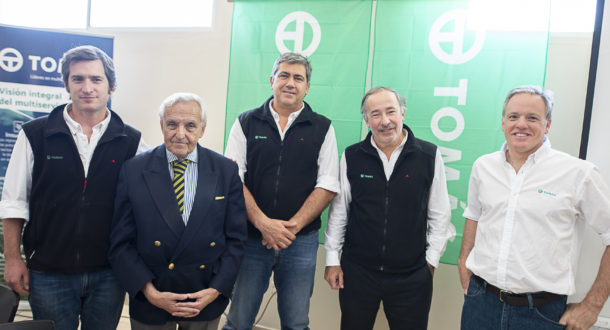 Borla, Muratore, Fraga y directivos de Tomas Hnos