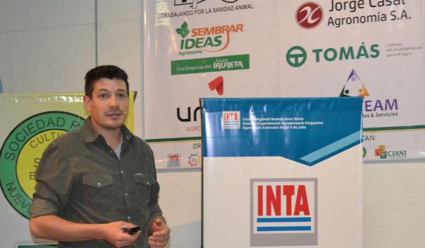 El Ing Gonzalo Perez de INTA Bolivar disertara en la primer charla 2020