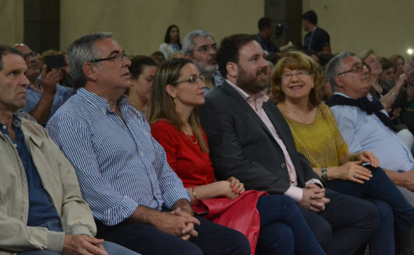 Jorge Della Rocca, junto al Secretario de Vivienda y Urbanismo, acompañando al presdiente de la CEyS Mariano Moreno, Matias Losinno