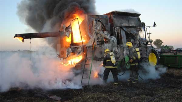 Bomberos: en días de intensa labor agropecuaria y altas temperaturas recomiendan tener prevención