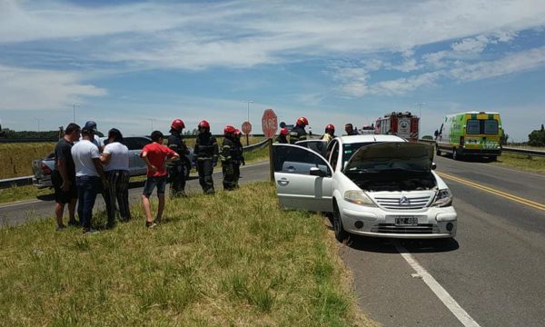 Lugar del accidente – foto Bragado Informa