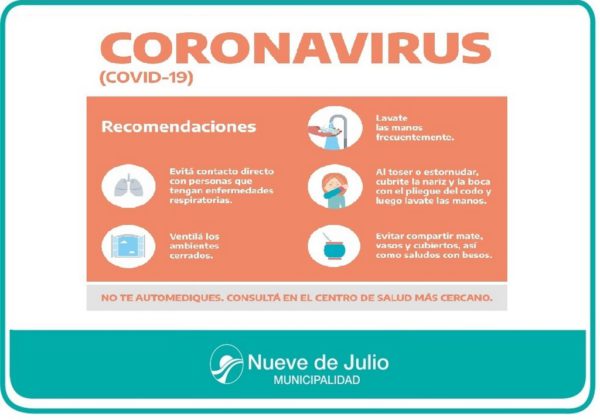 Coronavirus: recomendaciones