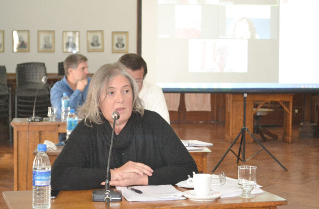 Concejal Julia Crespo, fue la vocera del proyecto
