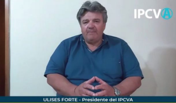 Ulieses Forte, presidente de IPCVA al momento de realizar la apertura de la jornada