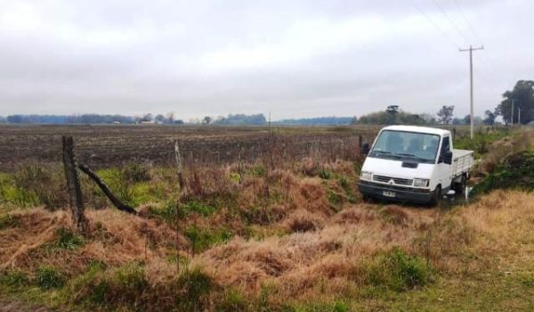 Lugar donde fue encontado el vehiculo